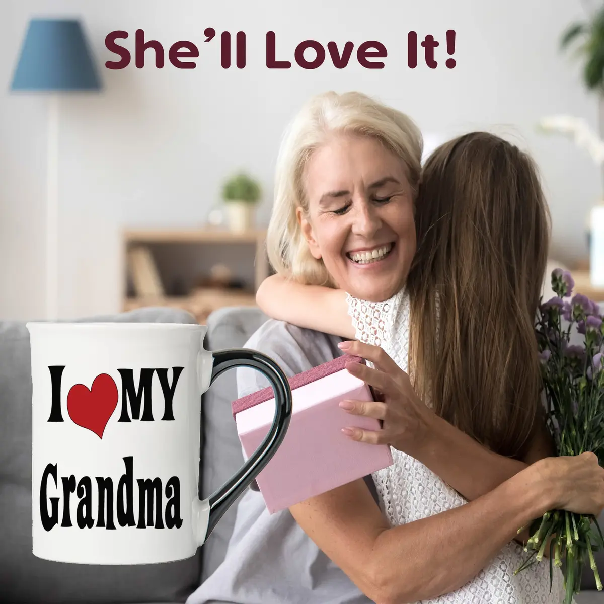 Cottage Creek Grandma Coffee Mug 16oz Ceramic | Heartwarming Gift for Her - view 8