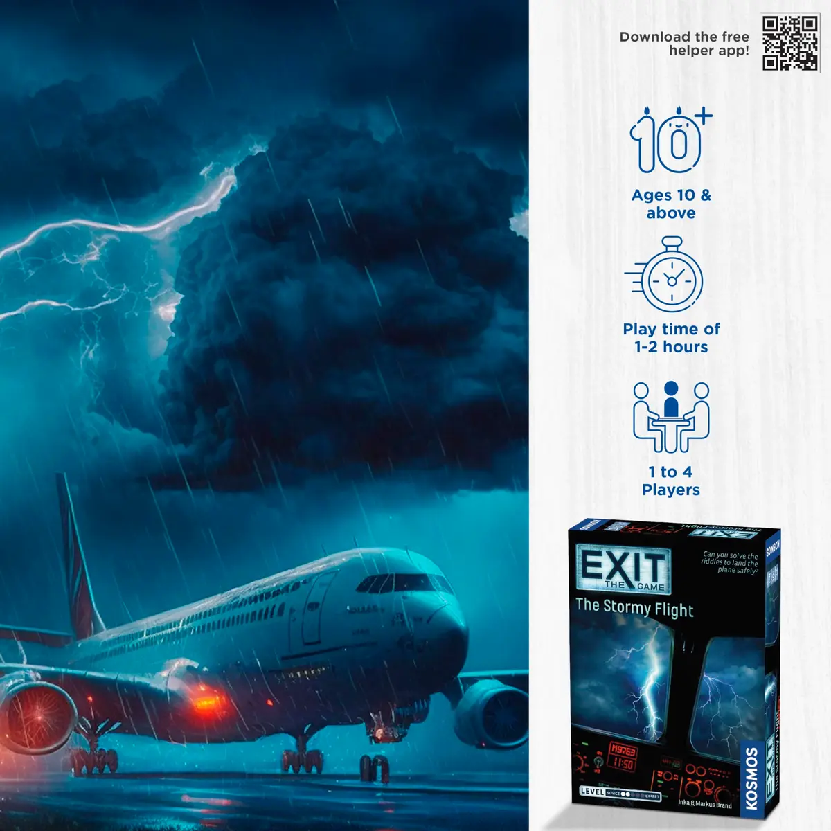 Thames & Kosmos EXIT: The Stormy Flight | Family & Kids Card Game, 1-4 Players, 2-Hour Adventure - view 2