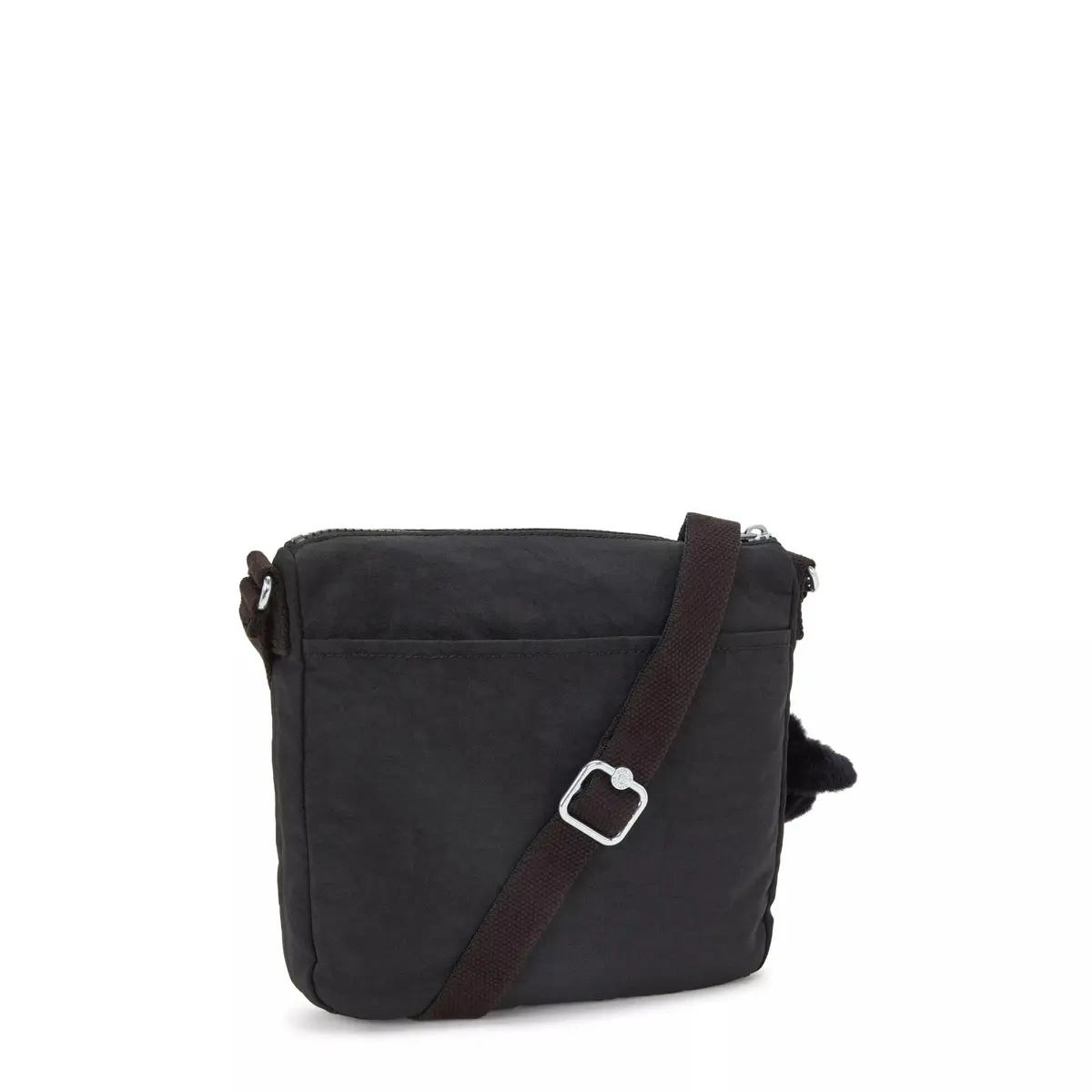 Kipling Sebastian Crossbody Bag Black Noir 21.59cm (8.5")H x 12.7cm (5")W x 4.45cm (1.75")D | Lightweight & Durable Nylon Messenger - view 4