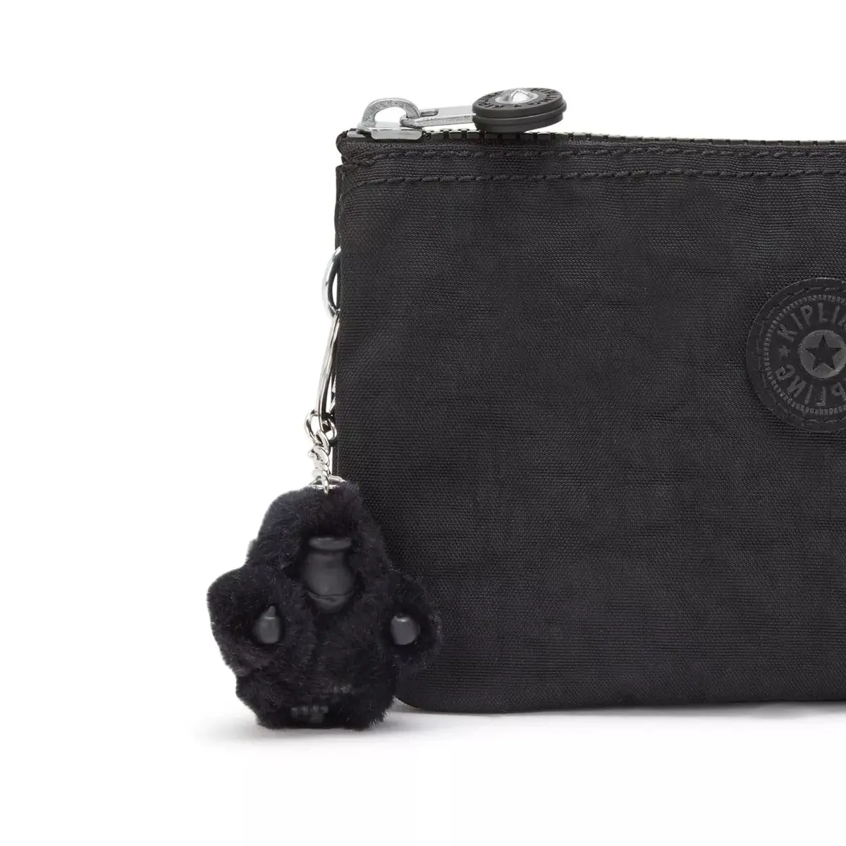 Kipling Creativity Large Pouch, Black Noir | Water Resistant Nylon Travel Organizer - view 6