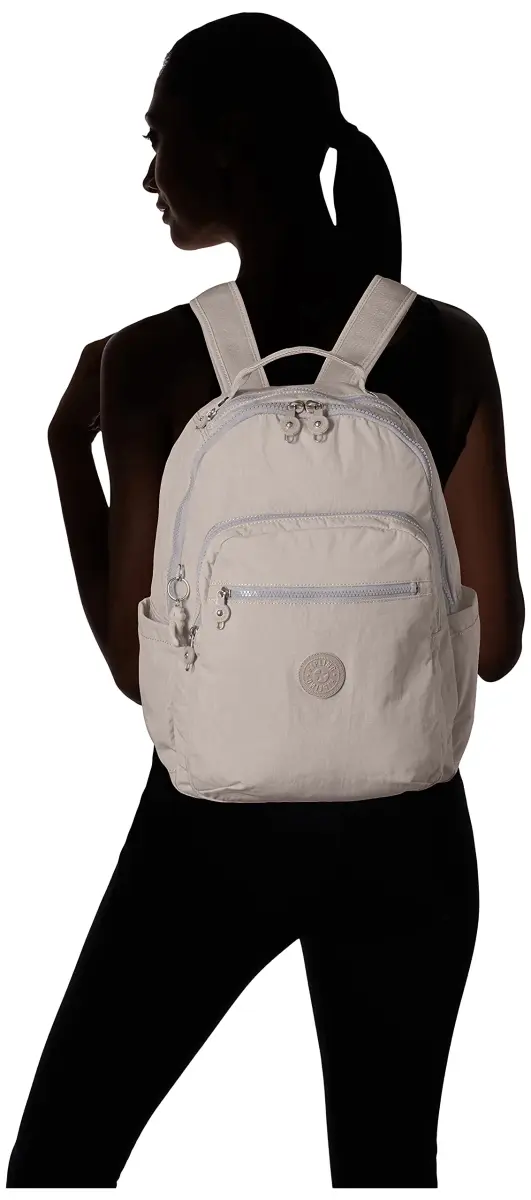 Kipling Seoul Large Laptop Backpack 25L (0.9 cu ft) | Water-Resistant Grey Bag for 15" Laptops - view 2