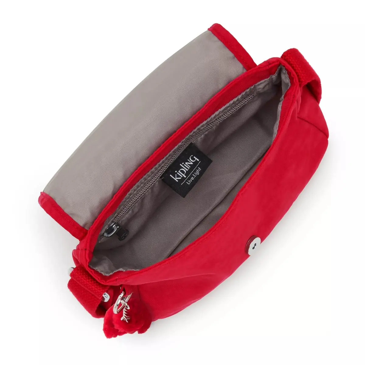 Kipling Women's Sabian Mini Crossbody Bag Red Rouge | Lightweight Everyday Purse, Shoulder Bag (2 L) - view 5