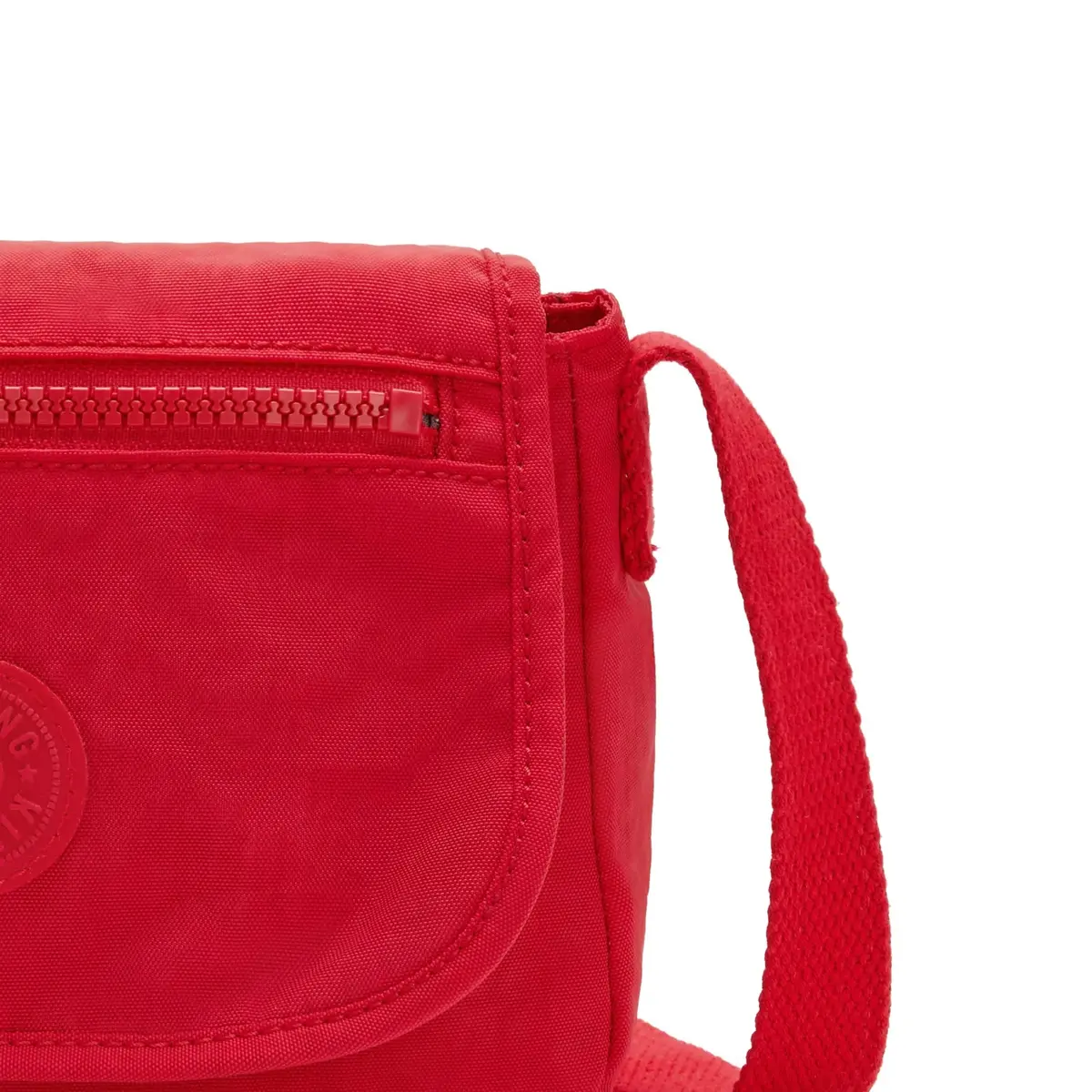 Kipling Women's Sabian Mini Crossbody Bag Red Rouge | Lightweight Everyday Purse, Shoulder Bag (2 L) - view 7