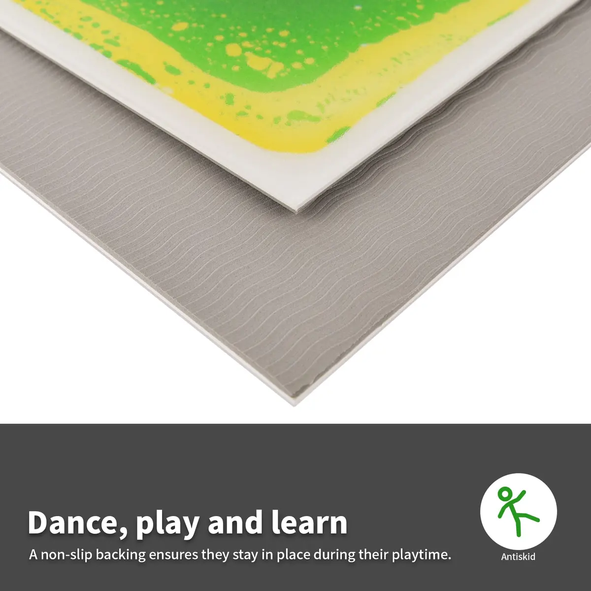 LONGKING Sensory Tiles for Children 12" x 12" | Liquid Floor Tiles for Sensory Play - view 5