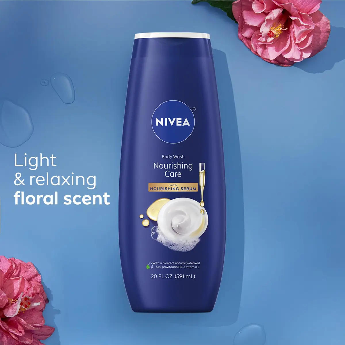 NIVEA Nourishing Care Body Wash with Nourishing Serum, 60 fl oz (1.77 L) | Hydrates Dry Skin - view 9