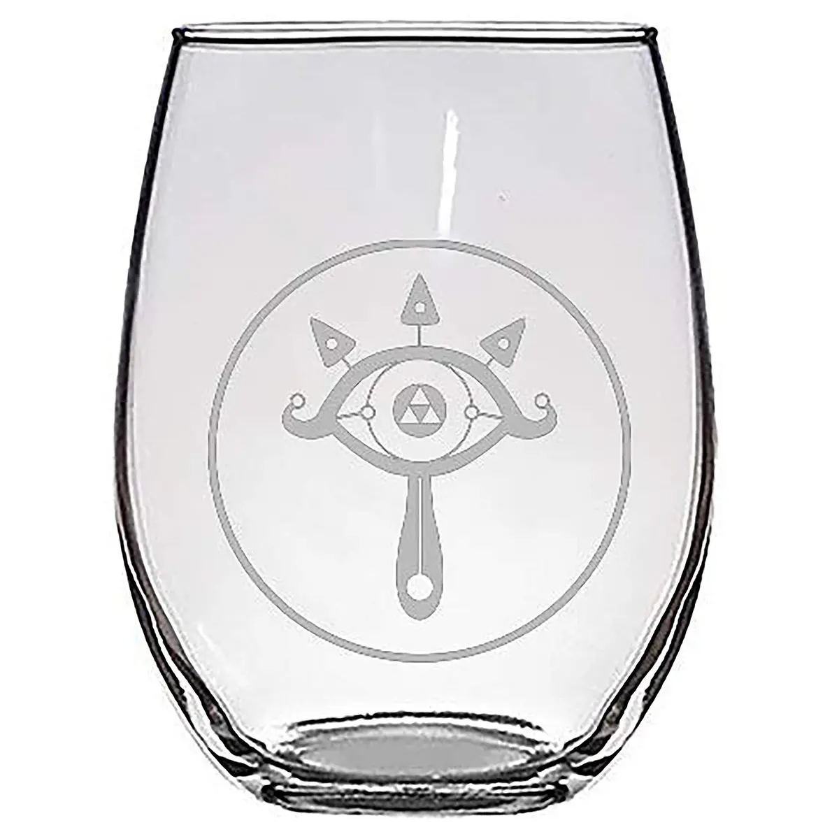 Hat Shark Truthful Eye Legendary Royal Ninja Tribe Video Game Parody - Laser Engraved Stemless Wine Glasses | 21 oz Dishwasher Safe - main product image