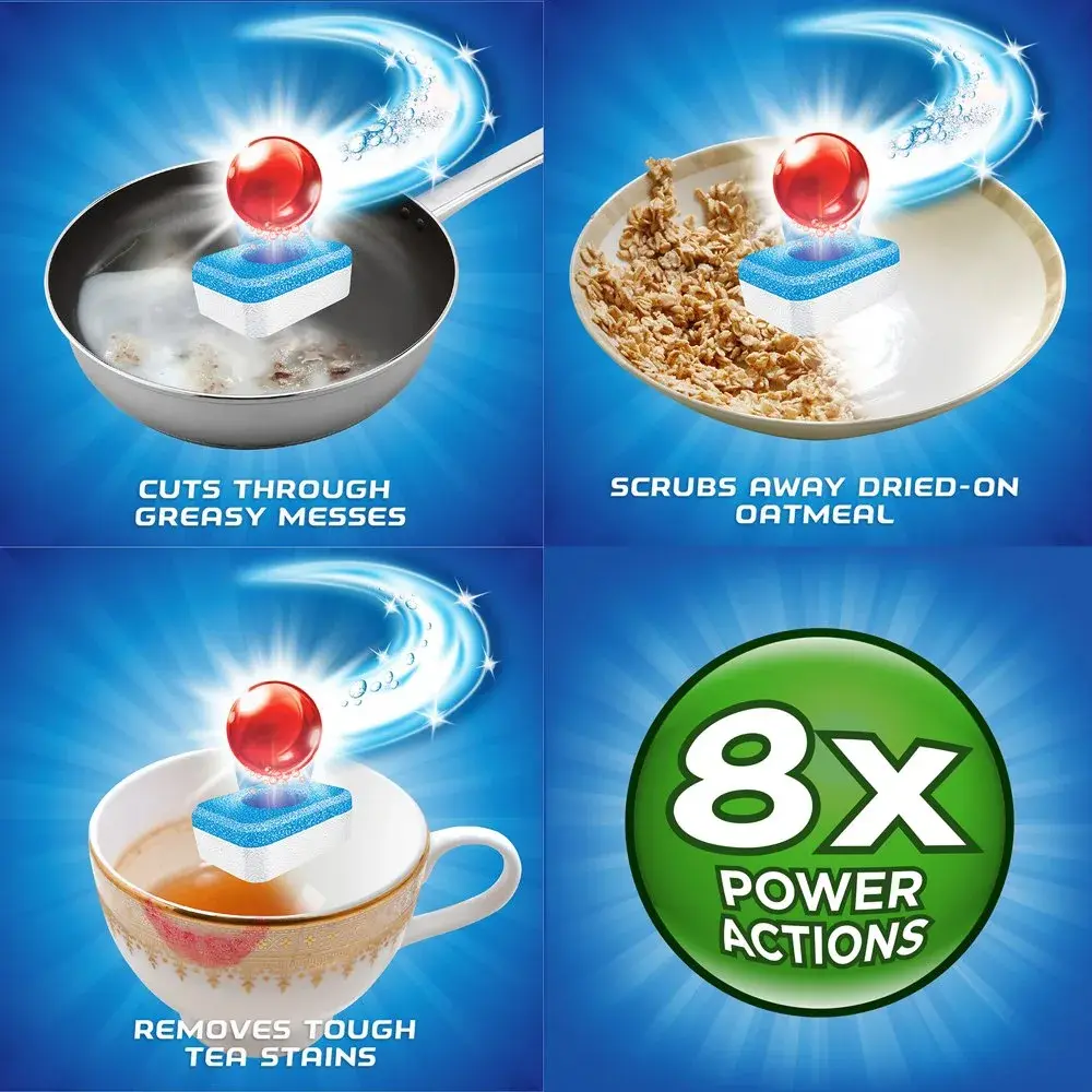 Finish All in 1 Dishwasher Tablets 38 Count | Deep Clean & Shine for Indian Kitchens - view 2