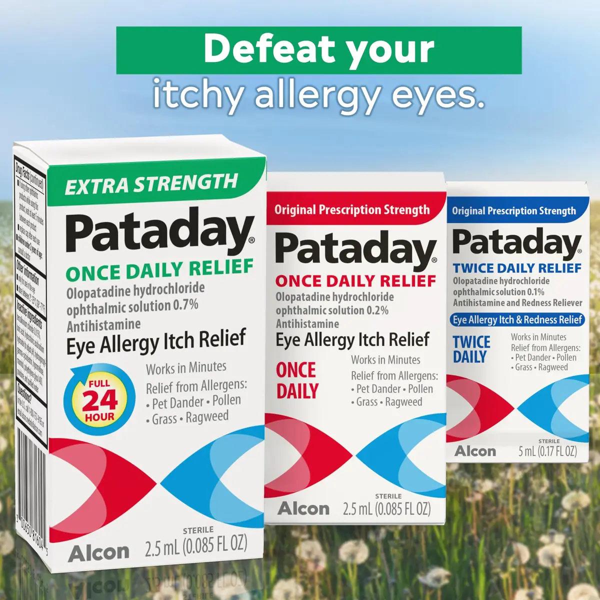 PATADAY Once Daily Allergy Eye Drops 2.5 ml | Fast-Acting Antihistamine for Itchy Eyes - view 7