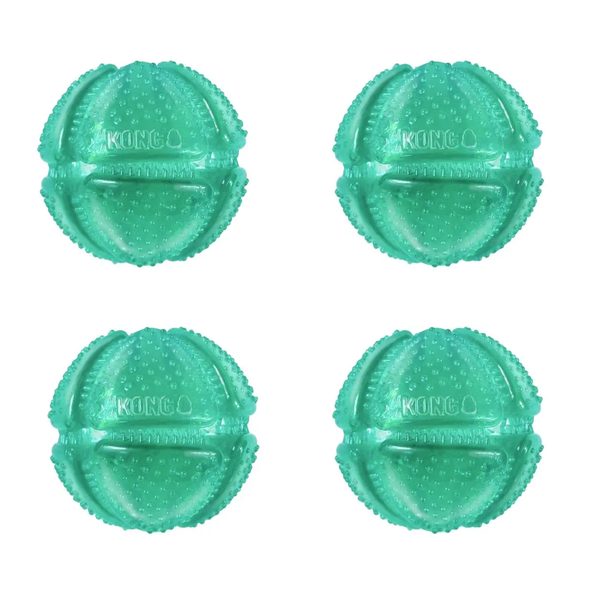 KONG Squeezz Dental Ball for Medium/Large Dogs | Flexible Teeth Cleaning Chew Toy - view 5