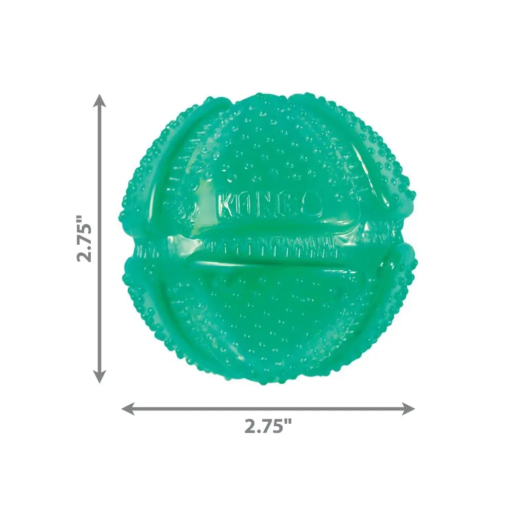 KONG Squeezz Dental Ball for Medium/Large Dogs | Flexible Teeth Cleaning Chew Toy - view 4