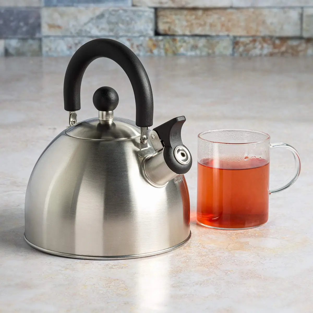 Primula Stewart Whistling Tea Kettle 1.5-Quart (1.42 L) | Fast Boil Stainless Steel Stovetop Kettle - view 9
