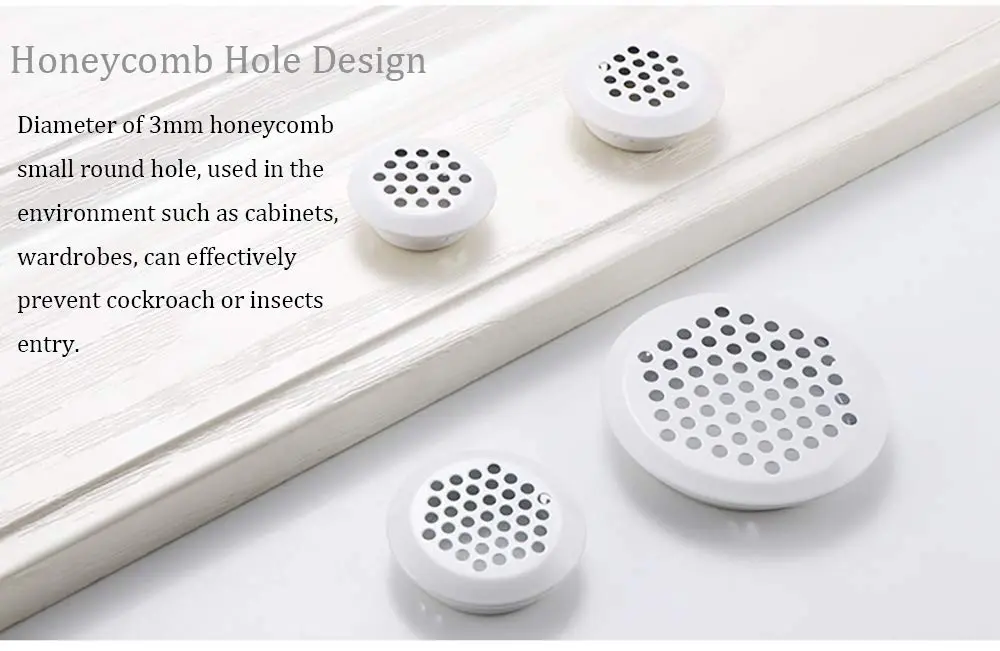 NACX 20Pcs Air Vents 35mm Circular Soffit Vent Stainless Steel White | Durable Ventilation Solution - view 5