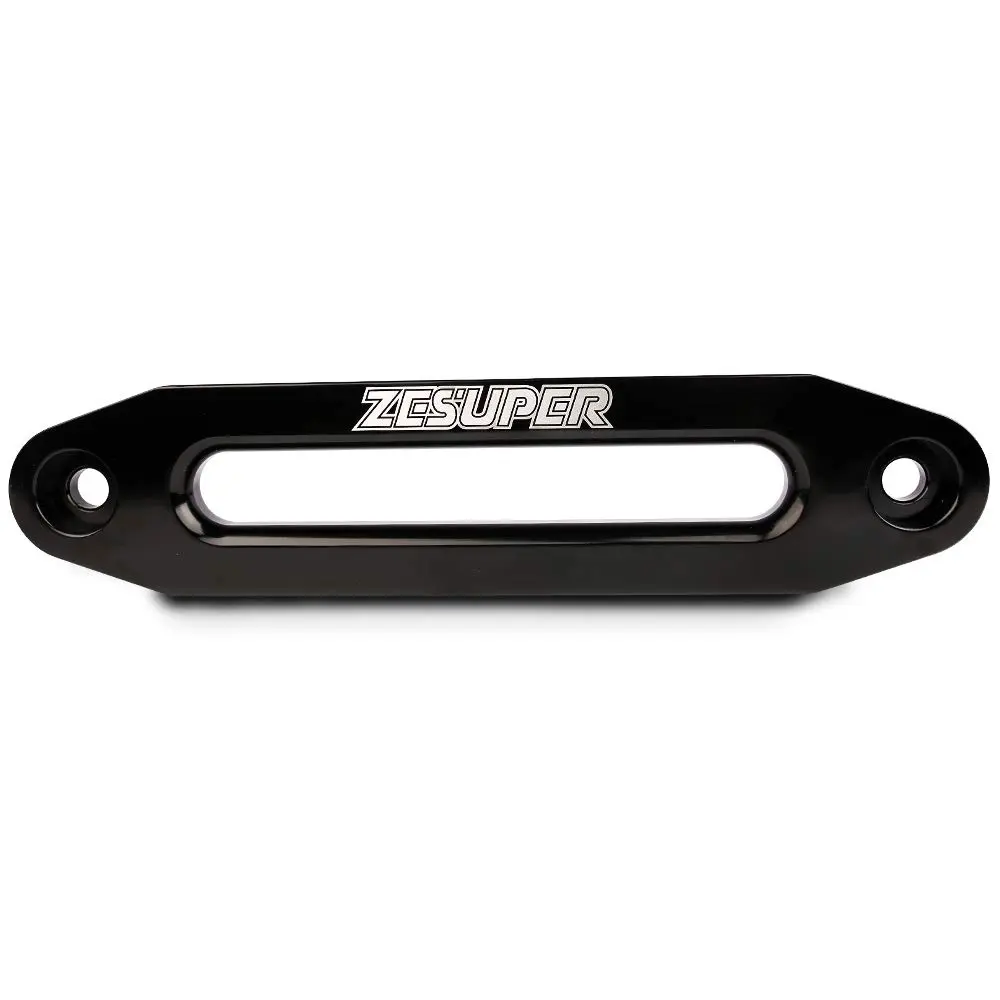 ZESUPER Universal 10" Aluminium Winch Hawse Fairlead for 8000-13000LBS Winch | Aluminium, Synthetic Rope Compatible - main product image