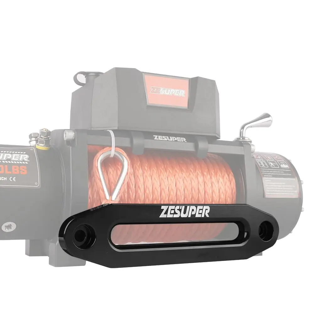 ZESUPER Universal 10" Aluminium Winch Hawse Fairlead for 8000-13000LBS Winch | Aluminium, Synthetic Rope Compatible - view 5