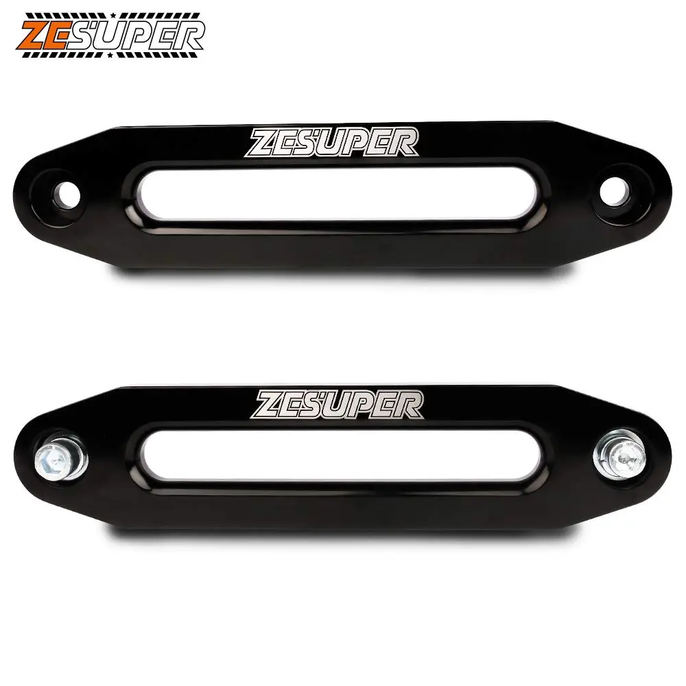 ZESUPER Universal 10" Aluminium Winch Hawse Fairlead for 8000-13000LBS Winch | Aluminium, Synthetic Rope Compatible - view 3