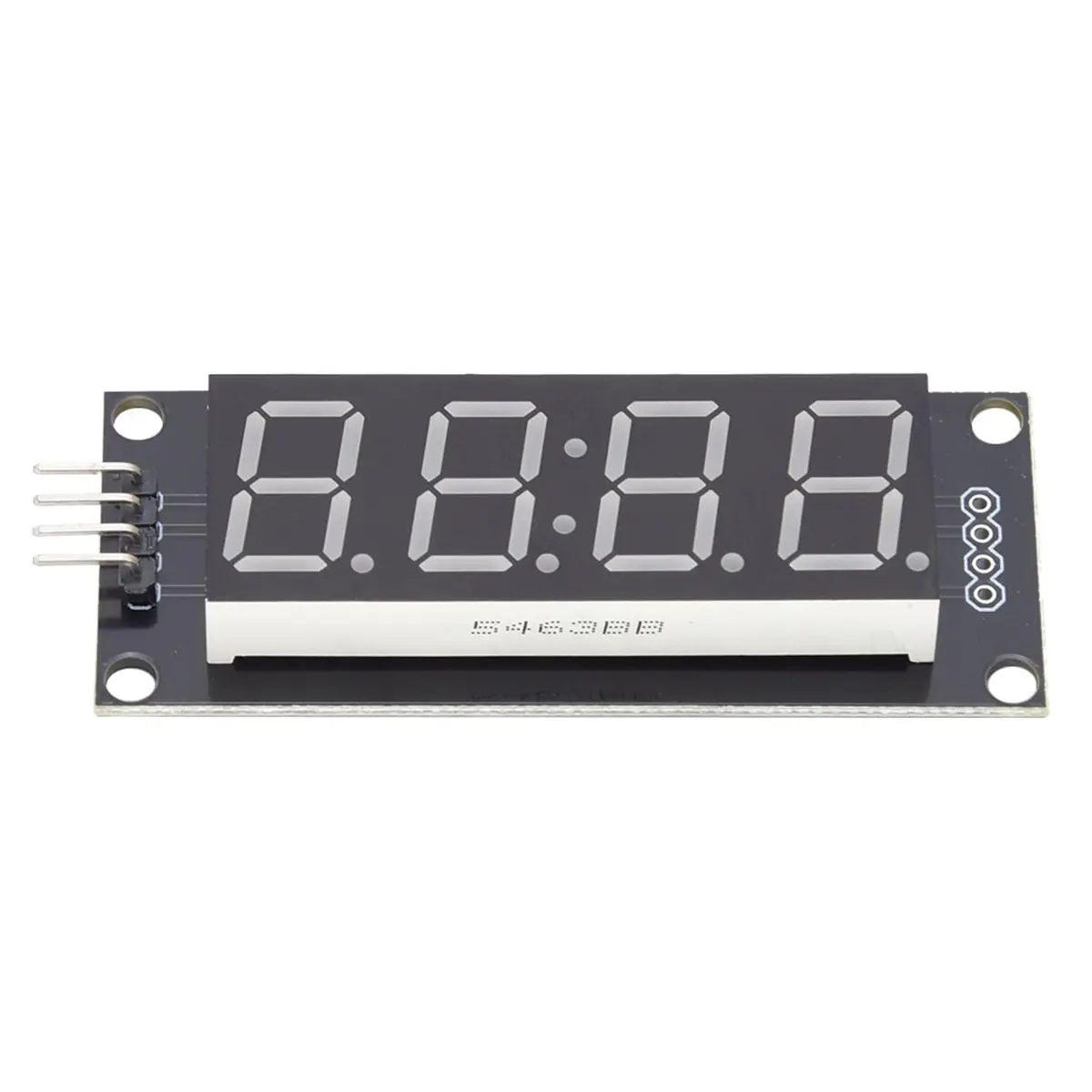 Hyuduo 4-Digit 7-Segment LED Display Module with TM1637 IC, Blue LEDs | Raspberry Pi Compatible - view 3