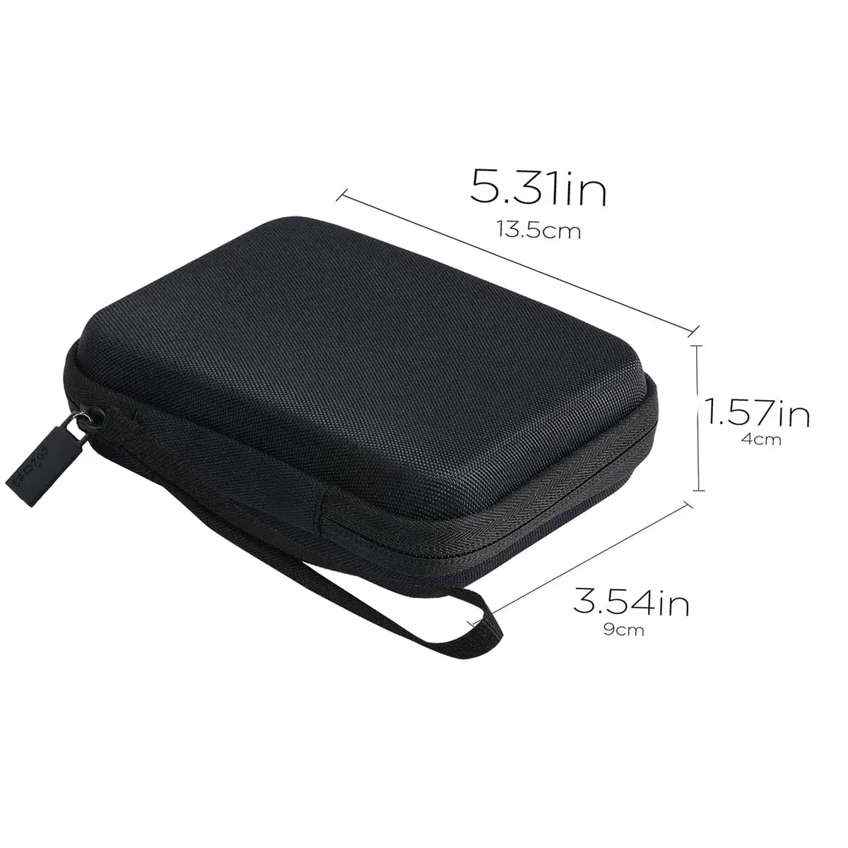co2CREA Hard Travel Case for Samsung T7 Touch Portable SSD, Black | Shockproof Dustproof Water-Resistant - view 5