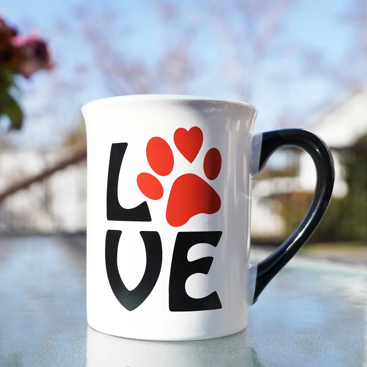 Cottage Creek Ceramic Dog Mom Coffee Mug, 16oz Pawprint | Dog Lover Gift for Women & Men - view 9