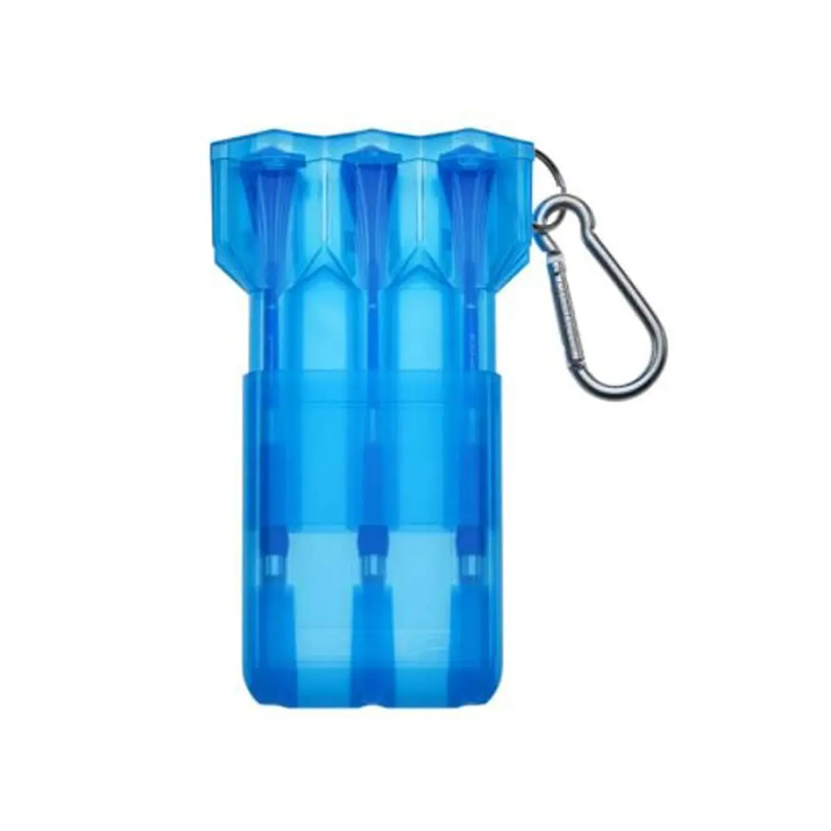 Casemaster Nomad Adjustable Dart Case Neon Blue | Portable, Moisture-Resistant, Fits 3 Darts - main product image