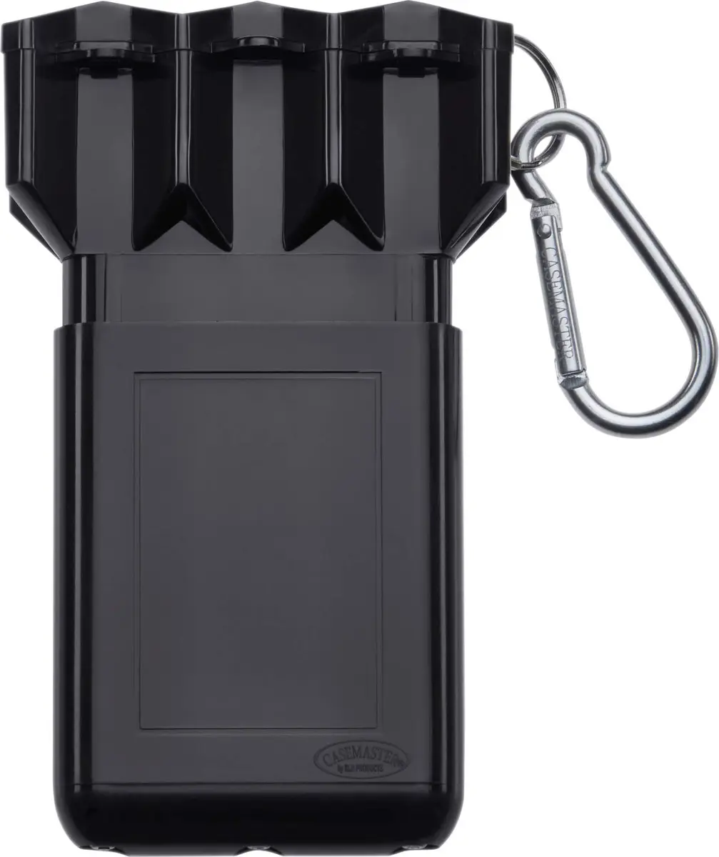 Casemaster Nomad Adjustable Dart Case Black | Fits Steel & Soft Tip Darts, 3 Darts, 6.5" - main product image