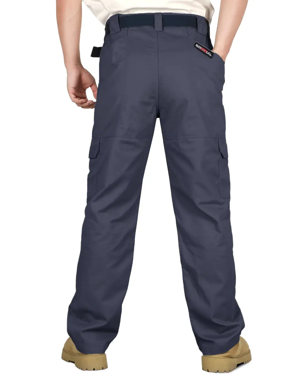 BOCOMAL Men's Flame Resistant Cargo Pants 32W x 30L | NFPA 2112 Certified, Water & Oil Resistant - view 2