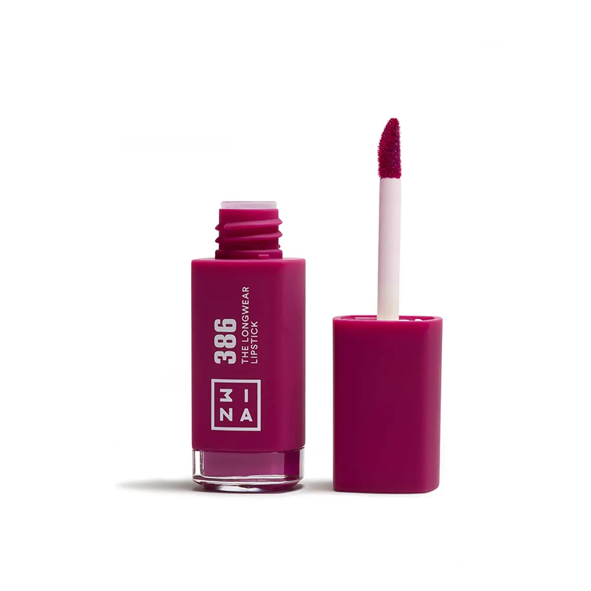 3INA The Longwear Lipstick - Matte Lipstick for Women - Moisturizing with 12-Hour Long Wear - Transfer-Proof and Highly Pigmented - 0.23 oz | Matte Finish, Hydrating, Long Lasting - main product image