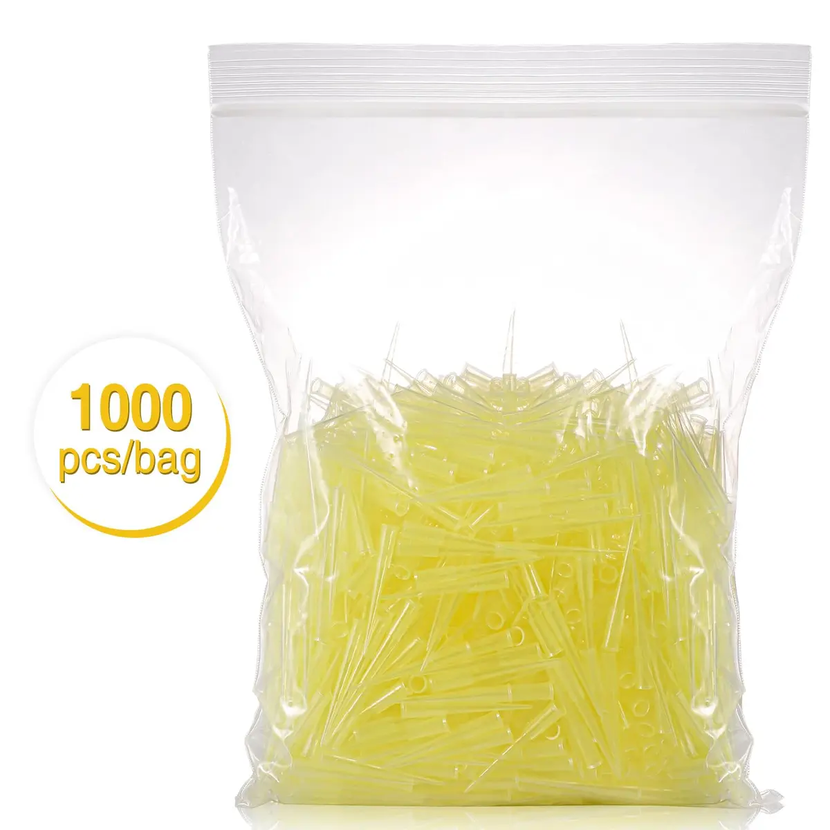 PRECIPETTE 200ul Universal Pipette Tips Yellow 1000pcs | Non-Pyrogenic, DNAse/RNAse Free - view 5