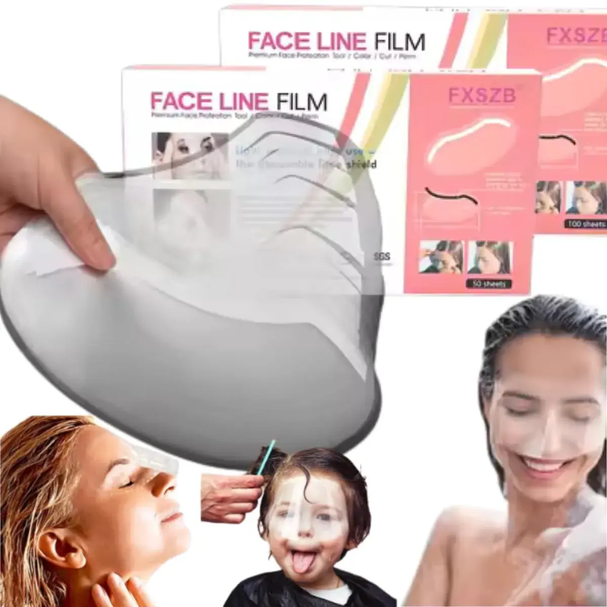 EBANKU Shower Visors for Adults, 100 PCS Transparent Face Shield for Shower & Post-Procedure Protection | Reusable Plastic - view 2