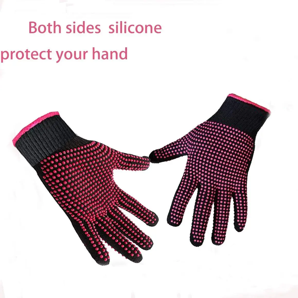 AFT90 Professional Heat Resistant Styling Gloves 24cm (9.4in) | Protects Hands from Hot Tools - view 7