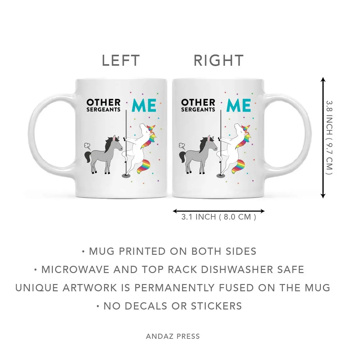 Andaz Press Funny Quirky 11oz Ceramic Coffee Mug | Humorous Gift for Adults - view 5