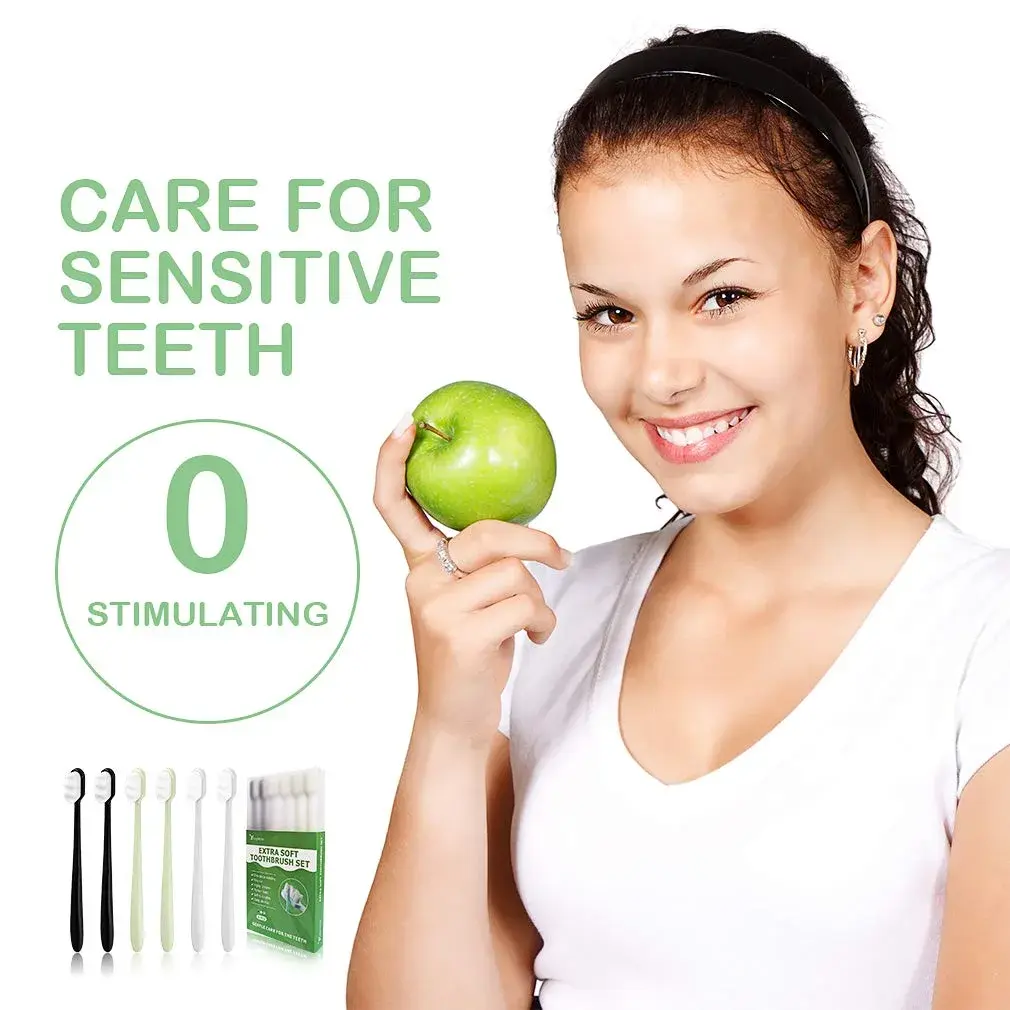 EasyHonor Extra Soft Toothbrush 6 Pack | 20000 Micro Bristles for Sensitive Gums - view 7