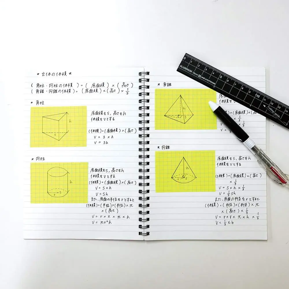 ヤマト Memoc Roll Tape 50mm x 10m Yellow Squared | Grid Tape for Organized Notes - view 4