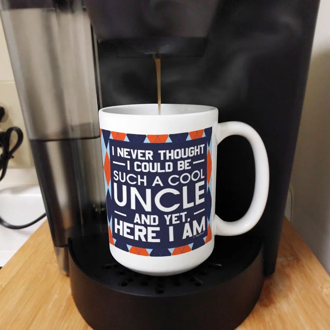 ThisWear Uncle Aunt Bundle Never Thought Be Cool 15oz Coffee Mug - 2 Pack | Large 15 Ounce Ceramic Drinkware - view 6