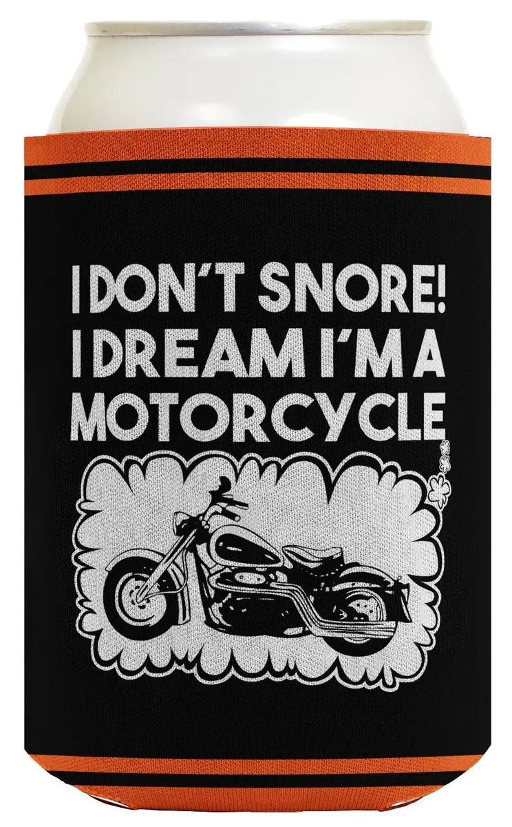 ThisWear Don't Snore Dream I'm Motorcycle Can Drink Coolers 2-Pack | Insulated Beverage Sleeve for Ice-Cold Drinks - view 4