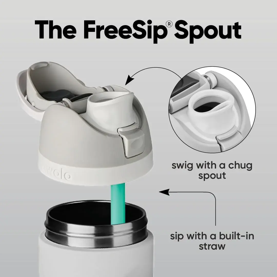 Owala FreeSip Insulated Water Bottle 32 oz (946 ml) | Locks for Travel - view 2