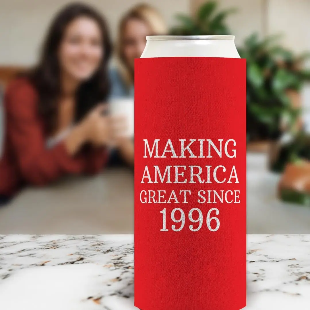 Birthday Gifts For All MAG Since 1996 Slim Can Coolers - 2-Pack | Insulated, Durable & Fits Most 12 oz Cans - view 5