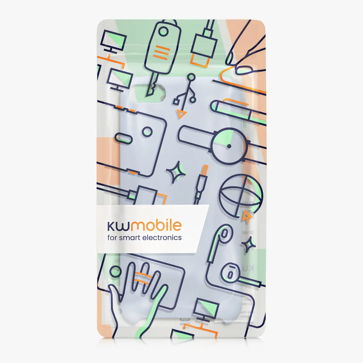 kwmobile TPU Silicone Case Compatible with Apple iPod Touch 6G / 7G | Light Blue Matte, Soft Flexible Protective Cover - view 7
