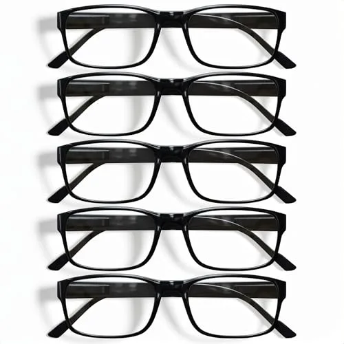 Gaoye Blue Light Blocking Reading Glasses 5-Pack | Anti-Blue Light Computer Readers - main product image