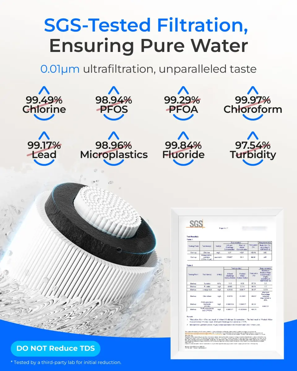 Waterdrop 15UA-UF Ultra Filtration Under Sink Water Filter System 19,000 Gallons (71,942 L) | Reduces Lead, Chlorine, Bad Taste & Odor - view 4