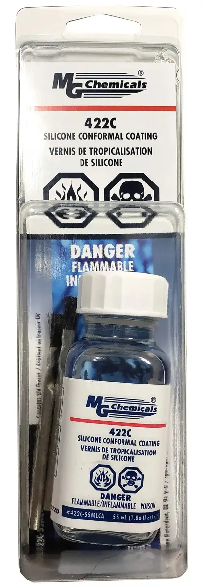 MG Chemicals 422C Silicone Conformal Coating 55 mL (1.86 Fl Oz) | Protects Electronics from Moisture & Corrosion - view 4