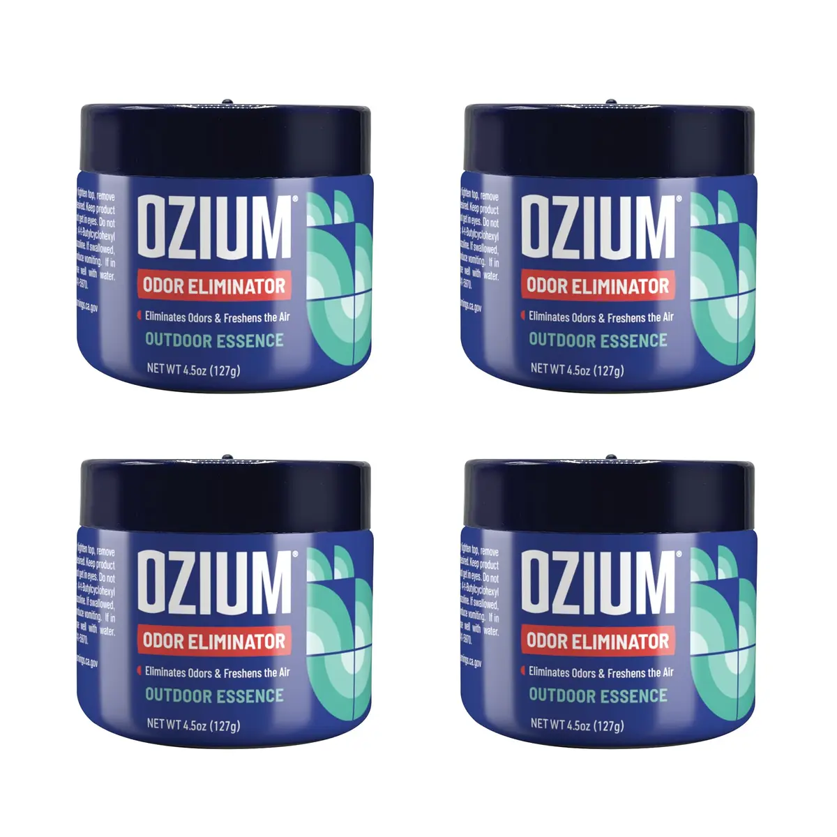Ozium Outdoor Essence Odor Eliminating Gel 4.5 Oz (128g) | Eliminates Smoke, Pet & Musty Odors - main product image
