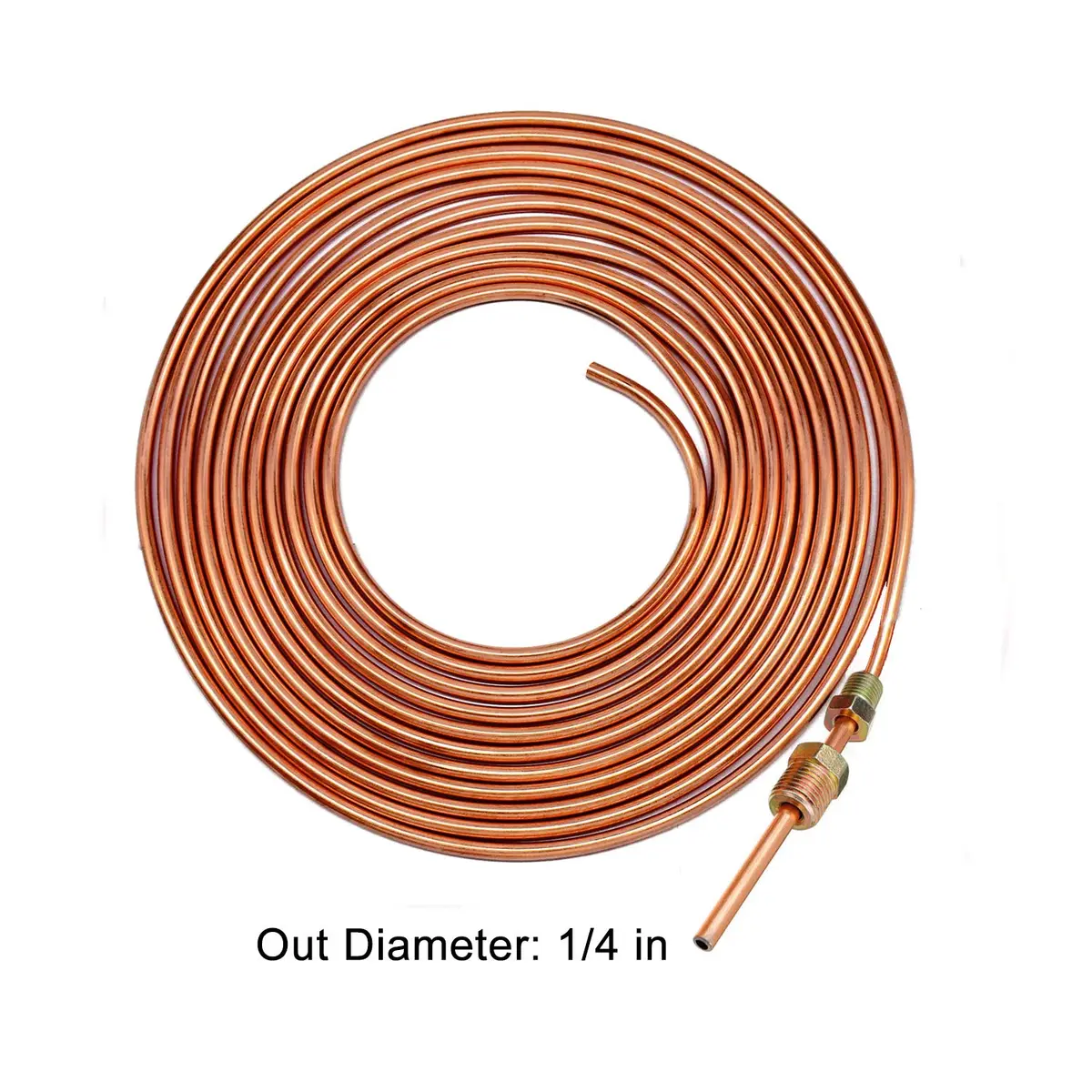 MuHize 1/4 Copper Coated Brake Line Kit 25Ft | Rust-Resistant Durable Tubing for Vehicles - view 7