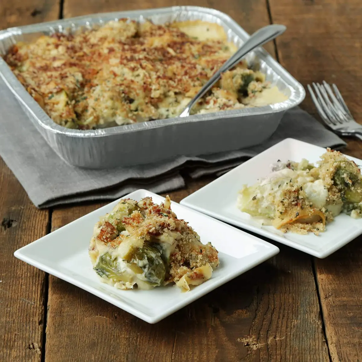 Fig & Leaf Heavy Duty Aluminum Foil Square Cake Pans 8” x 8” | Disposable & Recyclable - view 6