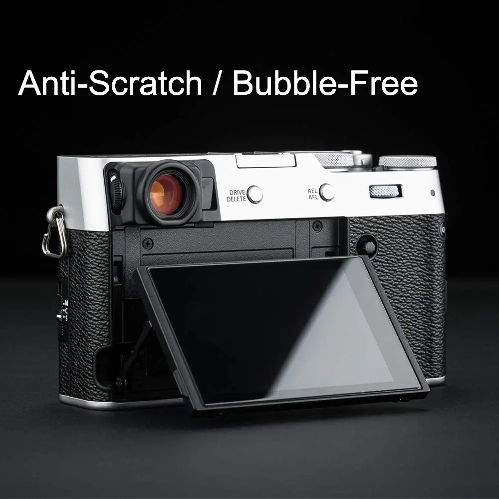 JJC Camera Screen Protector for Fujifilm X100VI X100V X-T4 X-E4 | Ultra-Thin 9H Hardness, Anti-Fingerprint, Rounded Edges - view 3