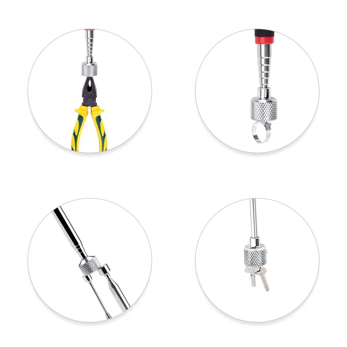 Awpeye Magnetic Pick Up Tool 4 Pack 1.5lb-15lb | Telescopic Reach for Metal Parts - view 6