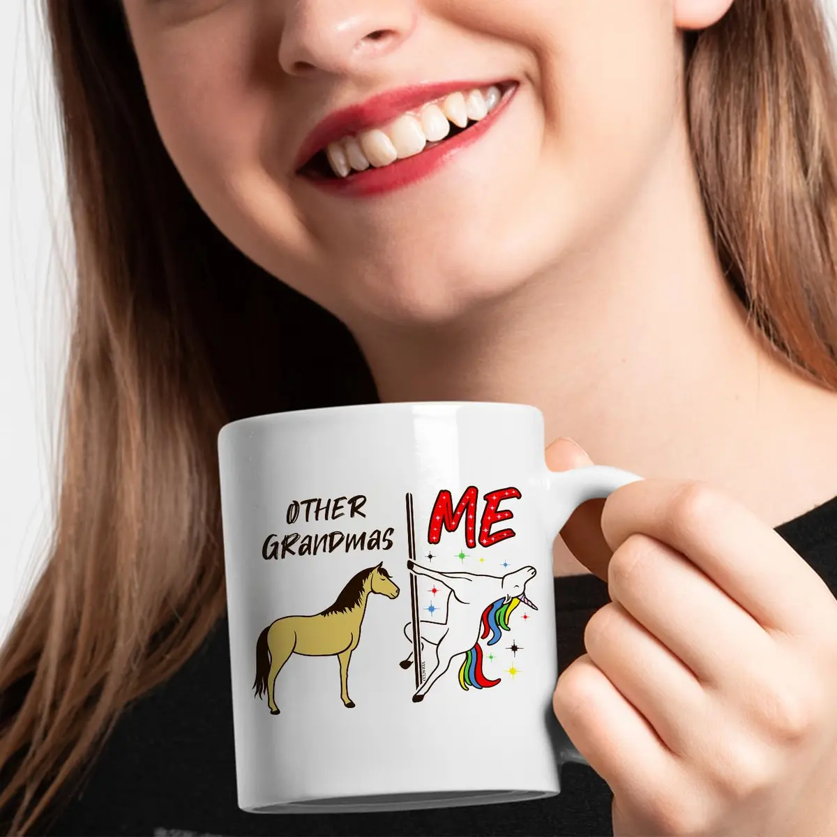 Veracco Unicorn Ceramic Coffee Mug 325ml (11oz) | Funny Grandma Gift for Her - view 6