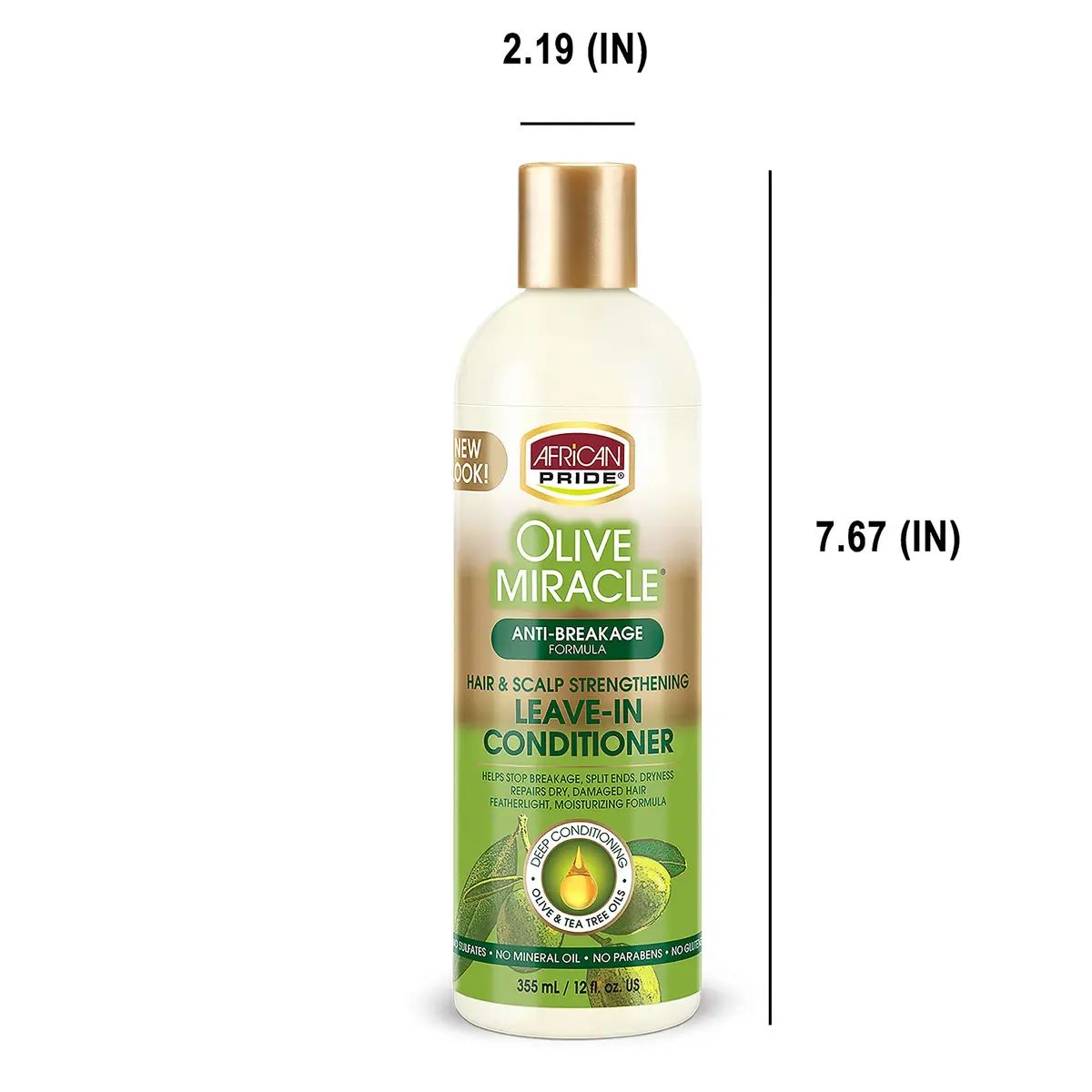 African Pride Olive Miracle Leave-In Conditioner (3 Pack) 12oz | Moisture & Breakage Prevention - view 5