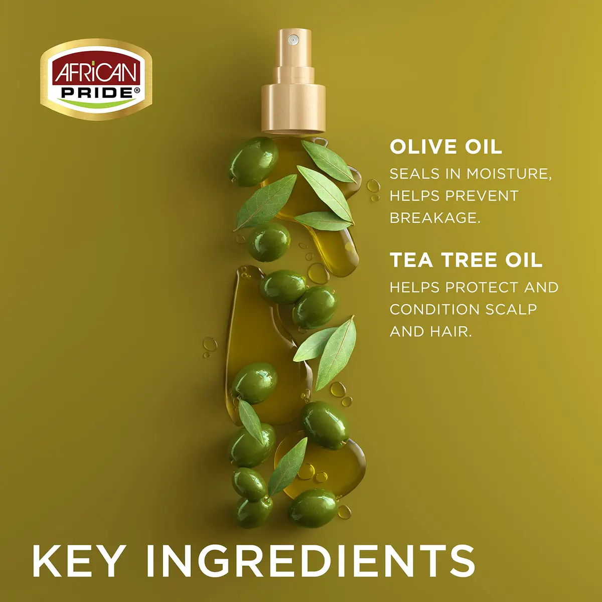 African Pride Olive Miracle Leave-In Conditioner (3 Pack) 12oz | Moisture & Breakage Prevention - view 3