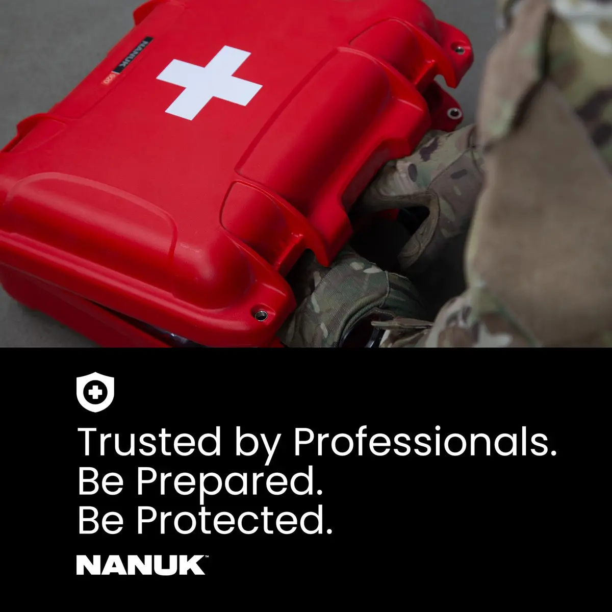 NANUK 903 Waterproof First Aid Box Empty – Durable, Impact-Resistant, IP67-Rated, Floats (7.4" x 4.9" x 3.1") – Red - view 7