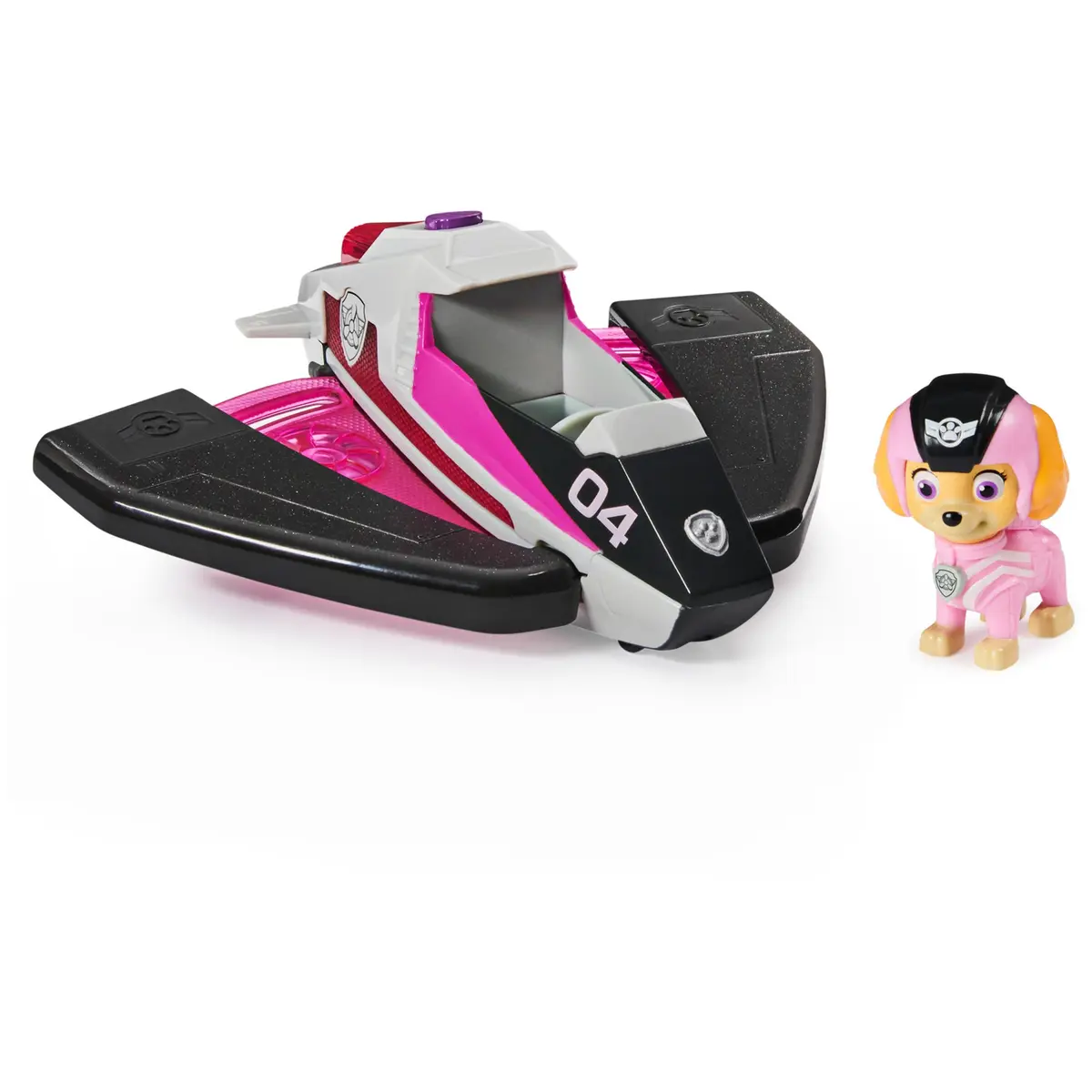 Paw Patrol Jet to the Rescue Skye Deluxe Transforming Vehicle Toy | Lights & Sounds, Skye Figure, Ages 3+ - main product image